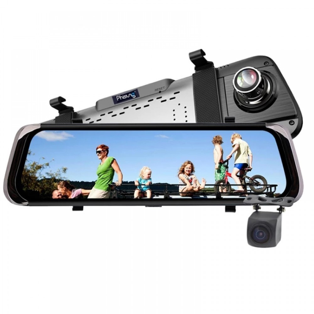 Oglinda retrovizoare, Dvr Camera Video Recorder, 10"" - Autoecho + camera marsarier -